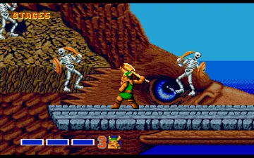 Golden Axe screen shot game playing